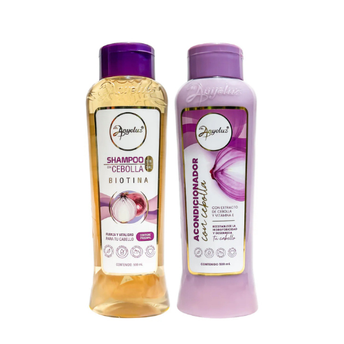 SHAMPOO Y ACONDICIONADOR ANYELUZ CEBOLLA