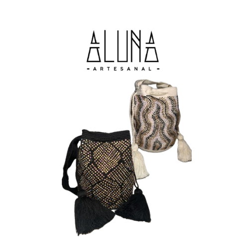 BOLSO GUAYU PEDRERIA NEGRA